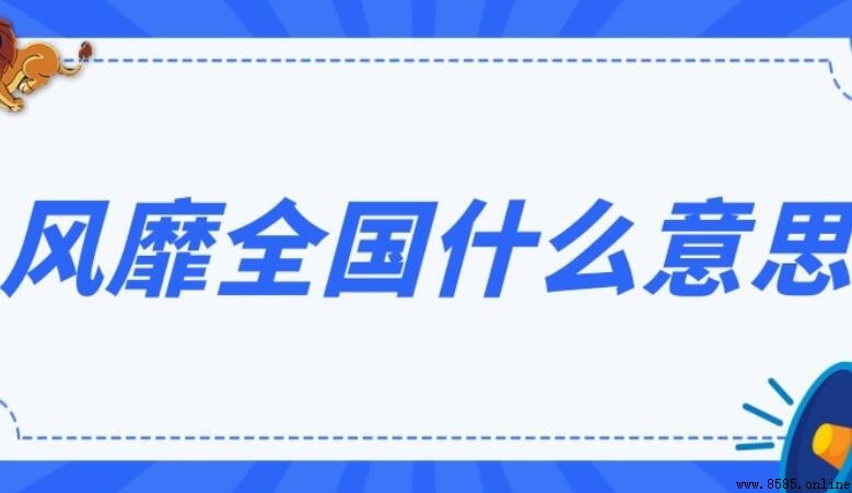 风靡全国的中文含义与示例