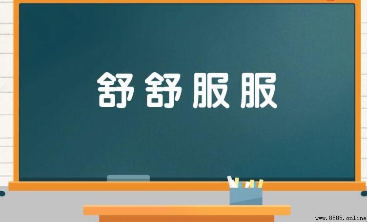 舒舒服服的意思