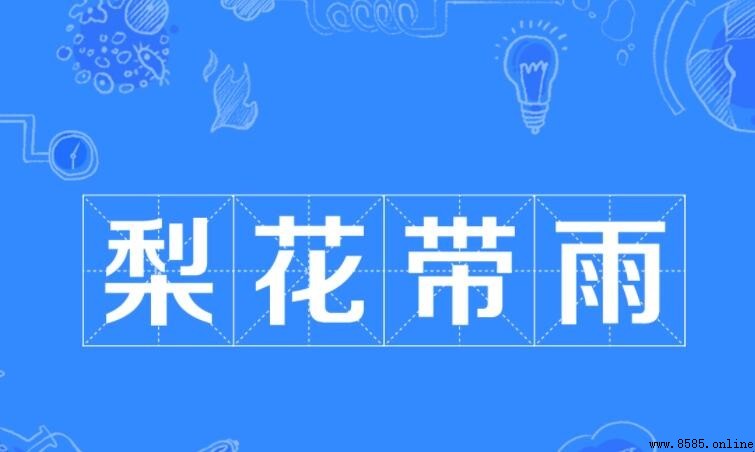 梨花帶雨的含義與用法