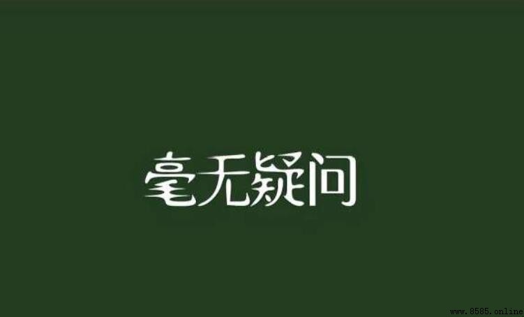 毫無疑問的意思與用法