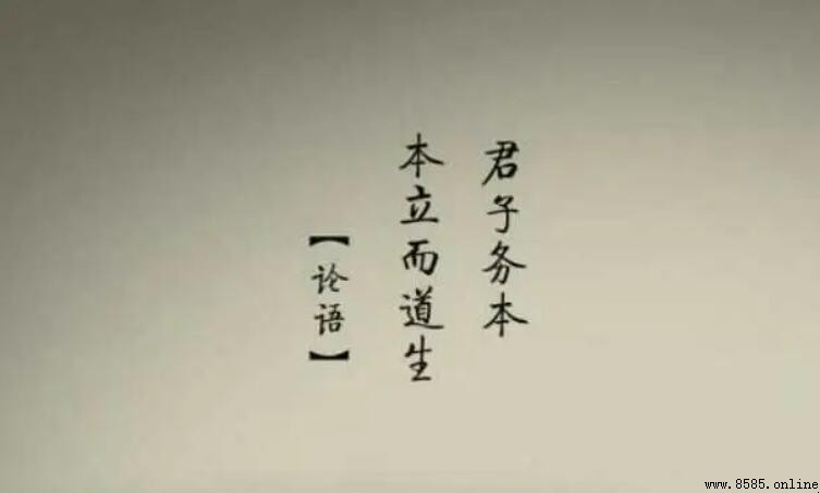 君子務本本立而道生的意思