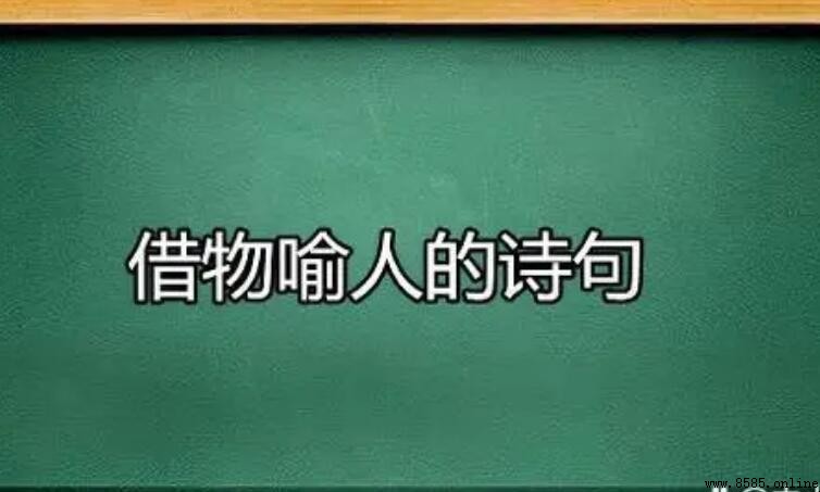 借物喻人的詩句有哪些