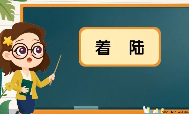 著陸的定義與用法