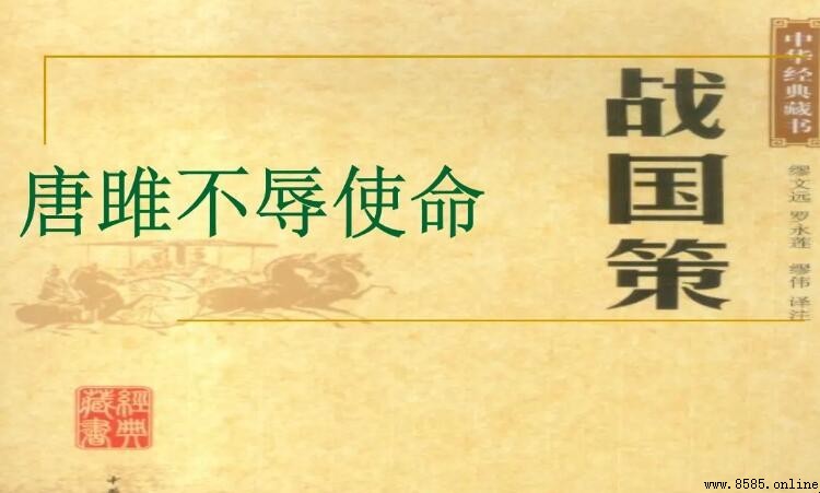 「天子之怒,伏屍百萬」流血千里《唐雎不辱使命》原文含義