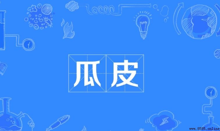 「瓜皮」是什麼地方的方言?