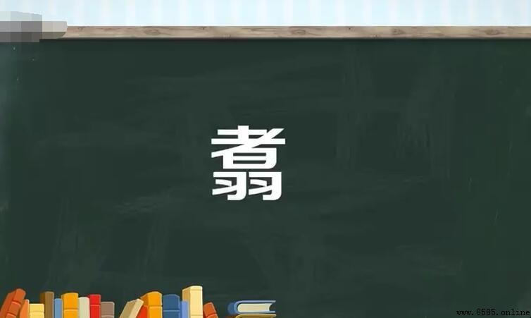 一個者一個羽是什麼字