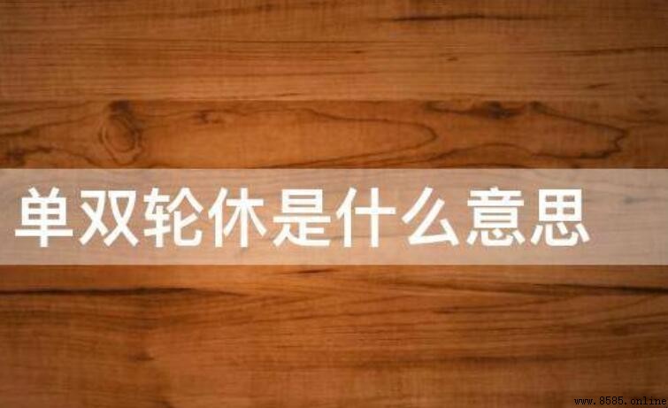 單雙輪休是什麼意思