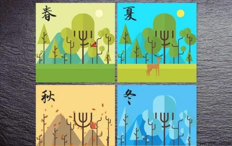關於春夏秋冬的四字詞語總結