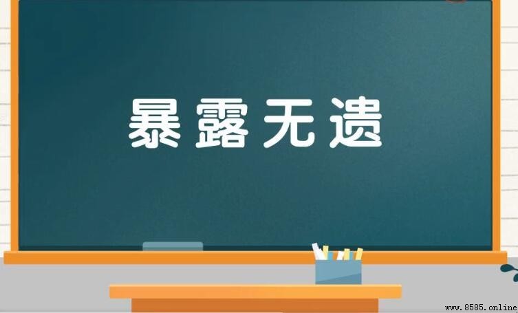 暴露无遗怎麼造句