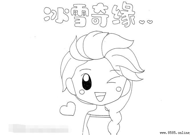 冰雪奇緣手抄報繪製指南:6 步打造魔法主題作品