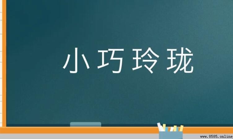 小巧玲珑的含義與用法