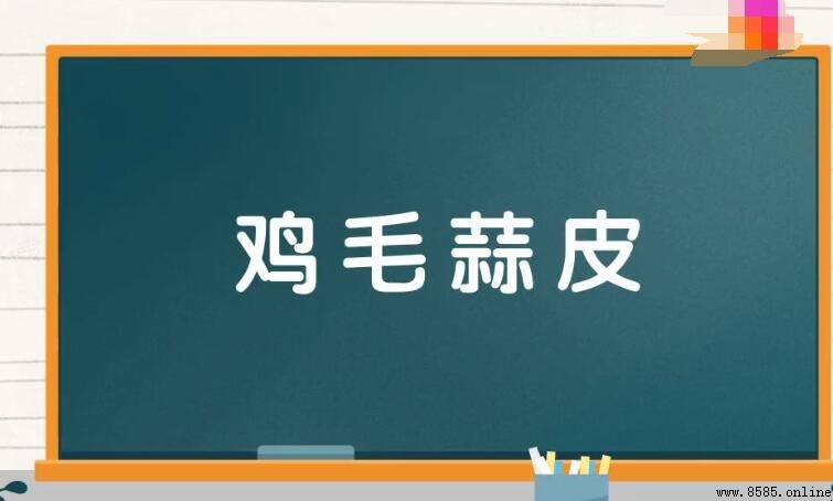 鸡毛蒜皮是什么意思