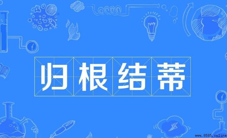 歸根結蒂的意思