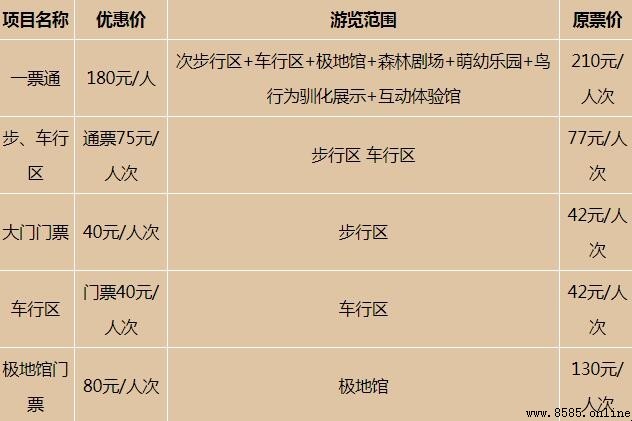 長沙生態動物園門票資訊:價格、購票方式及注意事項