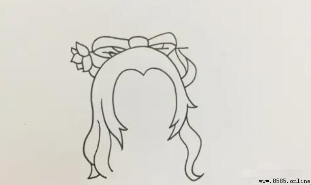 貂蝉简笔画怎么画