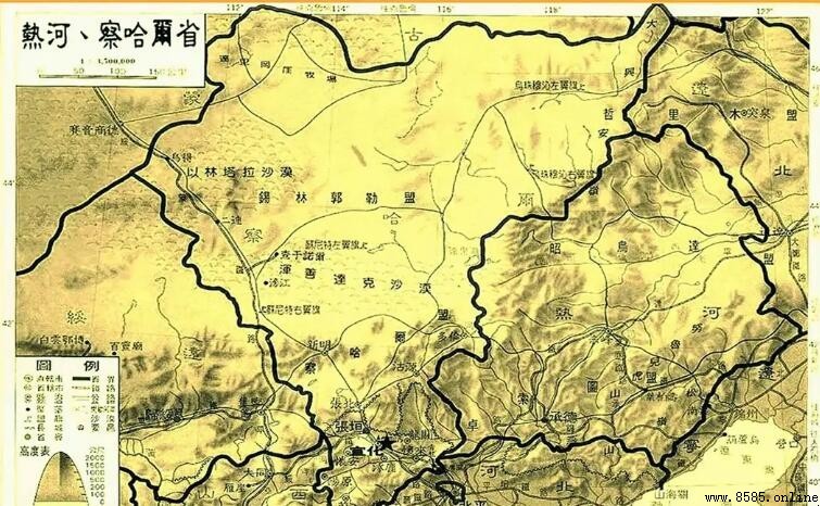 察哈爾省現今地區解析