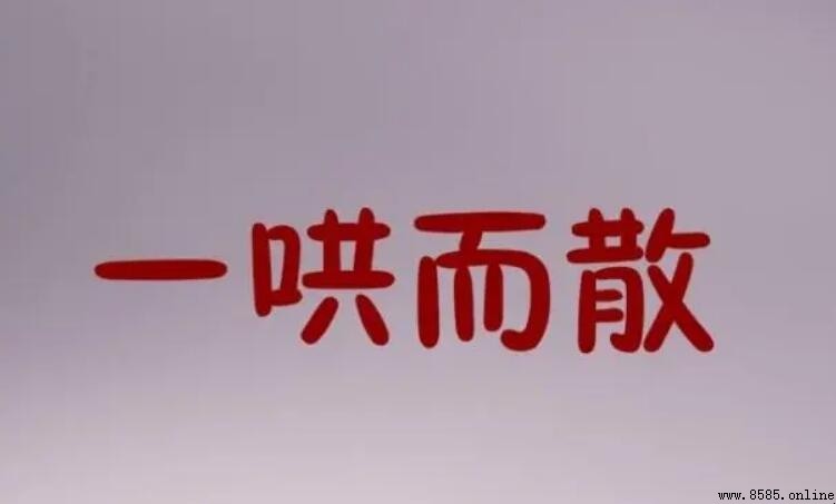 一哄而上的意思
