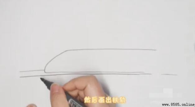 高鐵簡筆畫步驟教學：輕鬆畫出高速列車