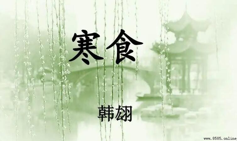 《寒食》古诗表达了作者什么思想感情