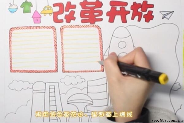 改革開放手抄報繪製指南：步驟與技巧