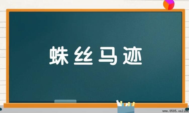 蛛丝马迹怎樣造句
