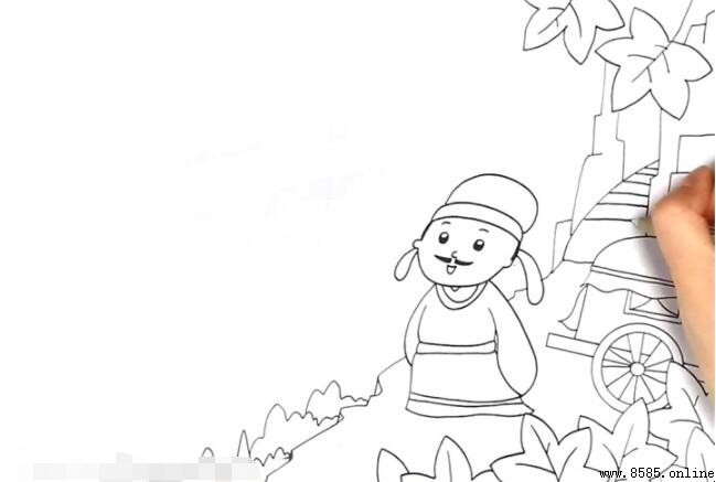 《山行》古詩配畫創作指南