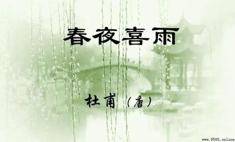 《春夜喜雨》所抒发的诗人情感