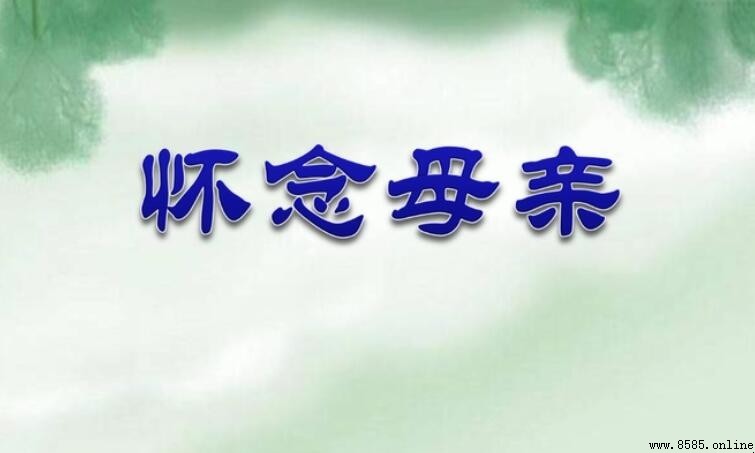 思念已故母亲的经典句子