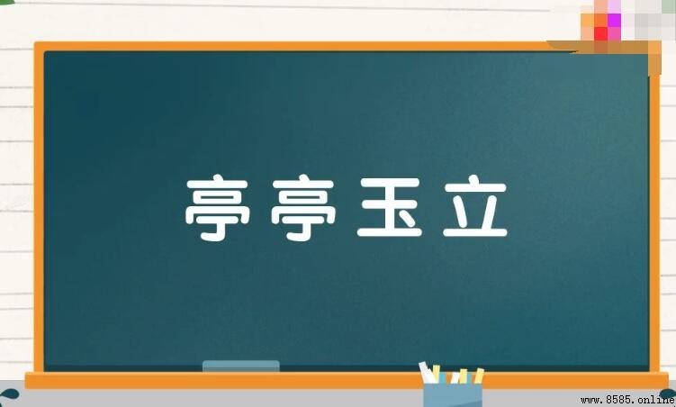 亭亭玉立怎麼造句