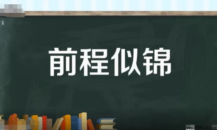 前程似锦怎么造句