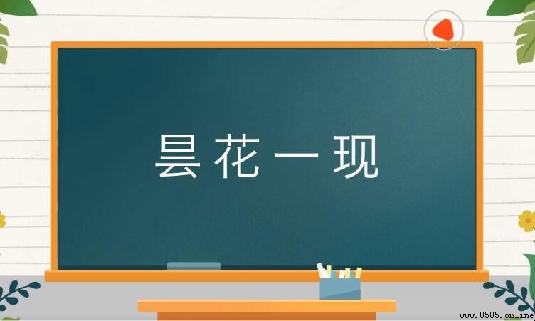 什麼是「昙花一現」的近義詞？