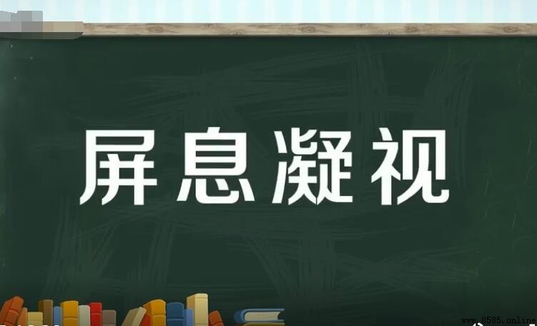 屏息凝视怎么造句