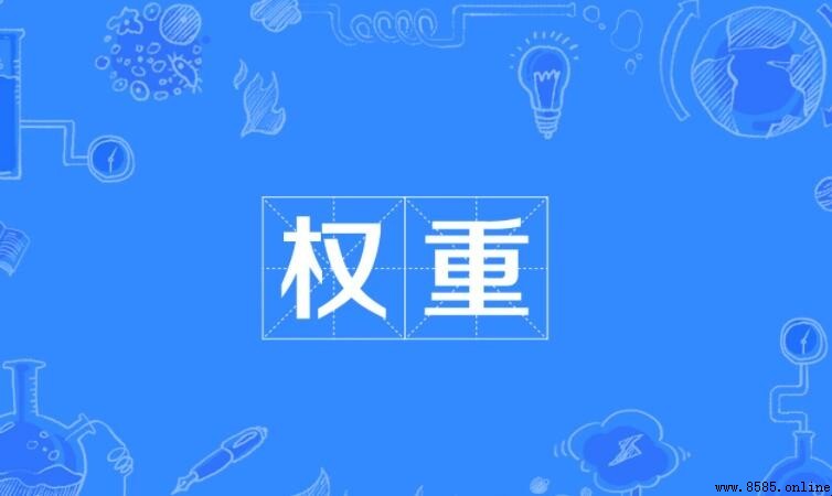 權重的含義與多種解釋