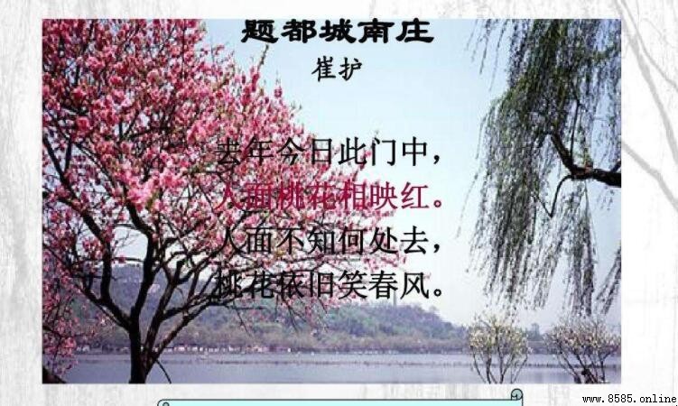人面不知何處去出自哪一首詩