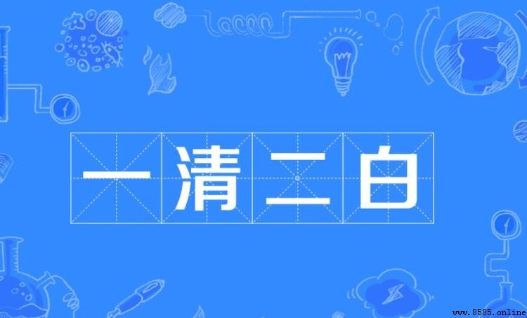 一清二白怎麼造句