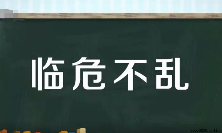 臨危不亂的近義詞有哪些