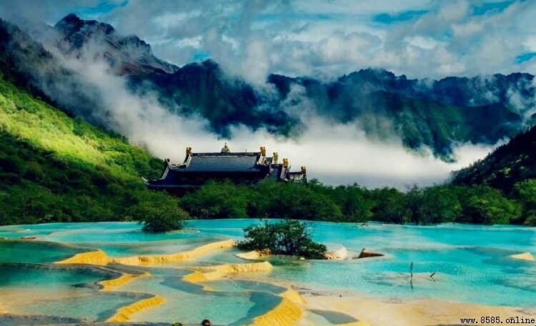 風景如畫的唯美句子集：自然美景詠嘆