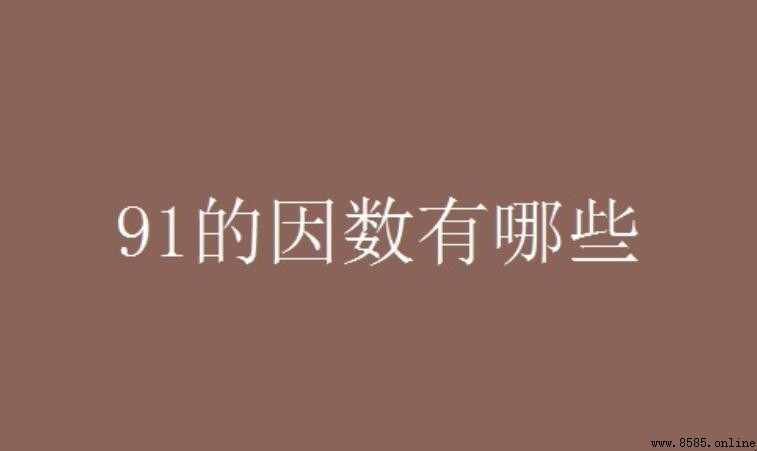 91的因數有哪些