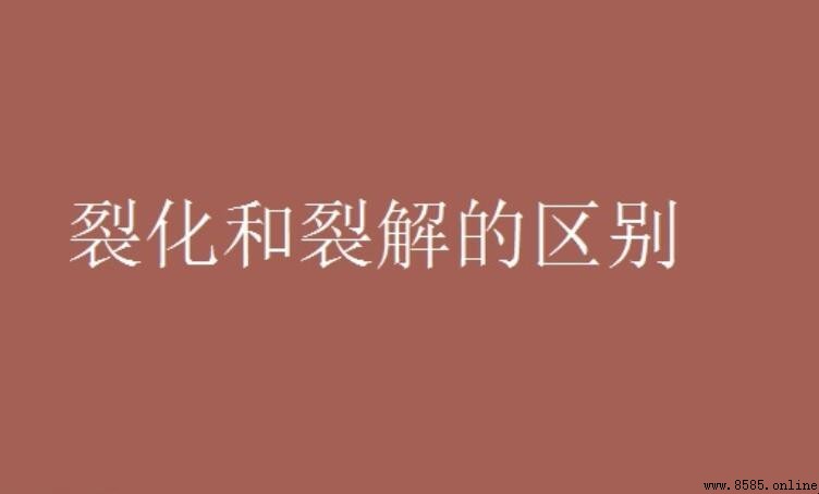 裂化與裂解的主要差異