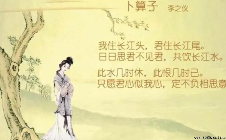 只愿君心似我心定不负相思意的意思