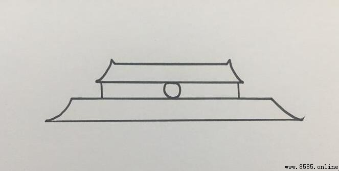 天安門塗色步驟:如何畫出這座歷史古建筑的顏色