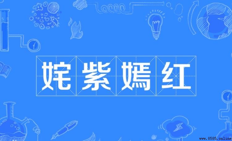 姹紫嫣红造句：14個實例掌握詞語用法
