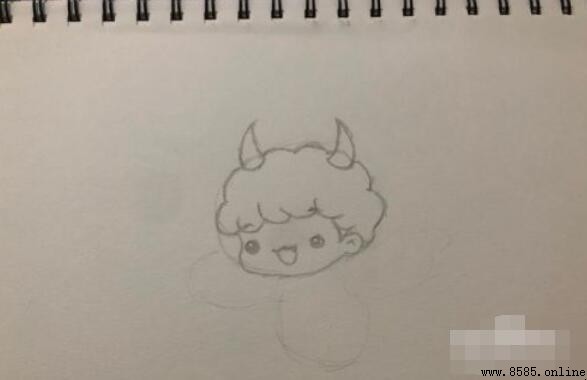 恶魔简笔画怎么画