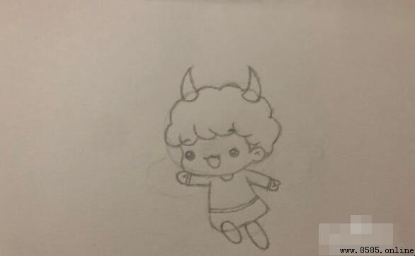恶魔简笔画怎么画