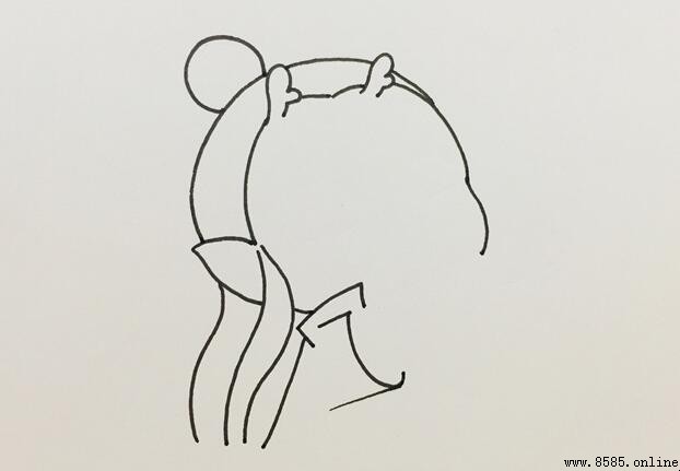 敖丙简笔画怎么画