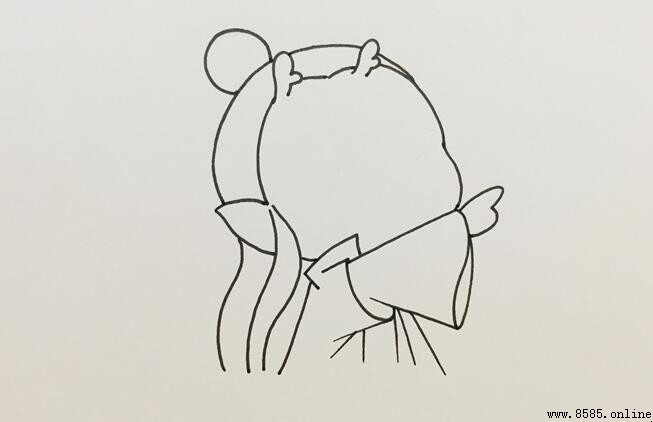 敖丙简笔画怎么画