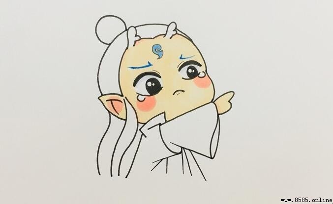 敖丙简笔画怎么画
