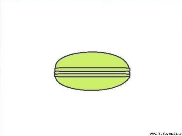 马卡龙简笔画怎么画