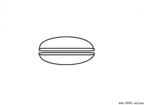 马卡龙简笔画怎么画