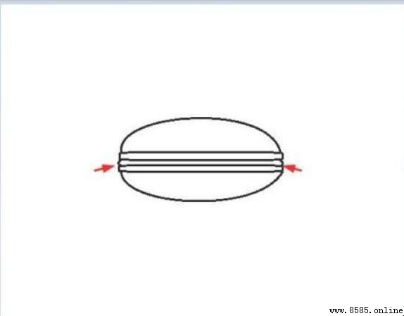 马卡龙简笔画怎么画